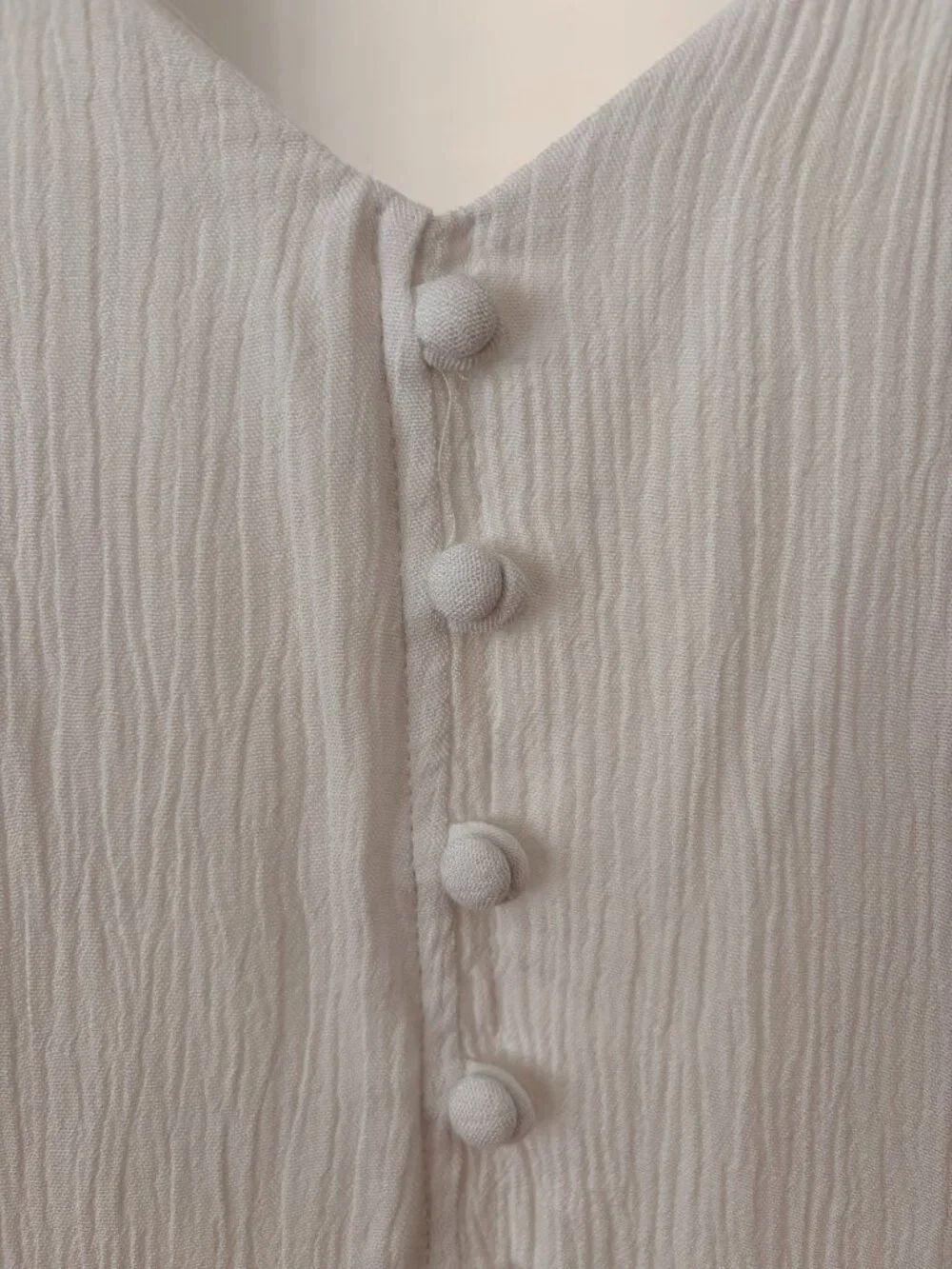 Abercrombie & Fitch White Button Front Cutout Maxi Dress NWT Medium